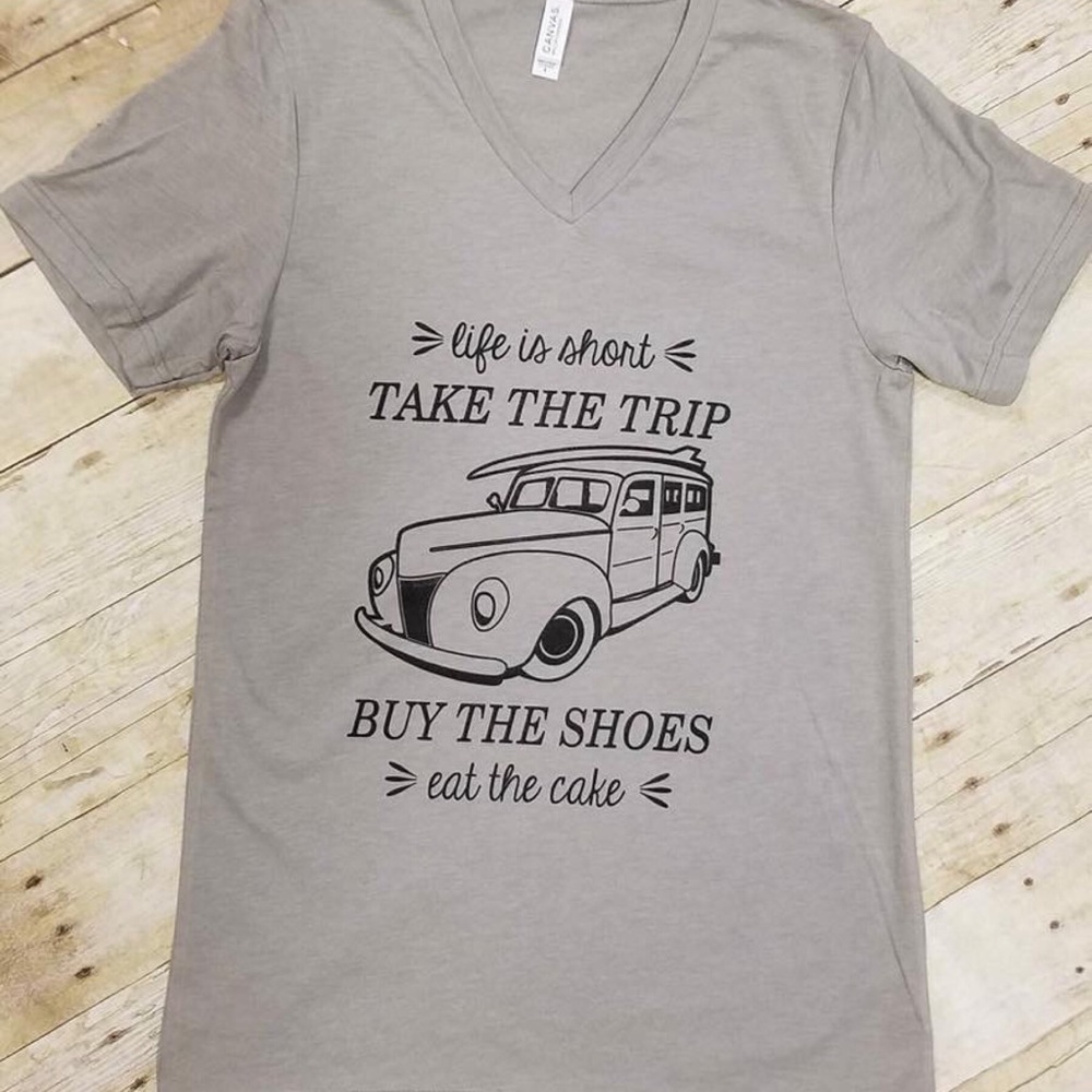 “Life is Short” Graphic Tee.